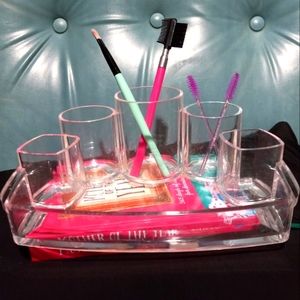 Acrylic Makeup brush holder & organizer